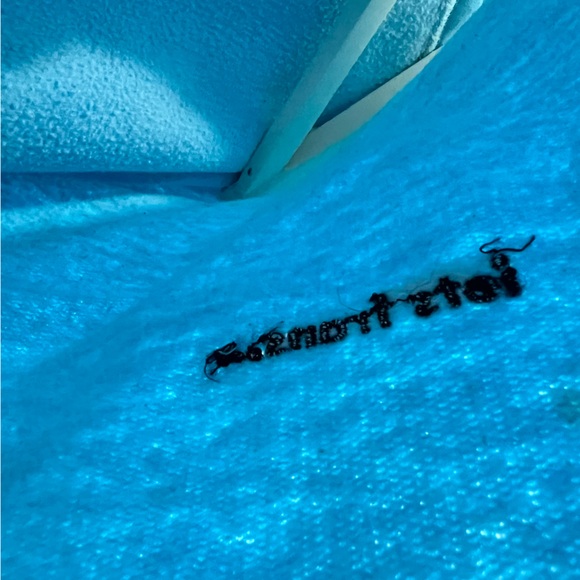 iets frans… Blue Hoodie M Urban Outfitters Relaxed Fit Streetwear Pullover Blank - Picture 7 of 12